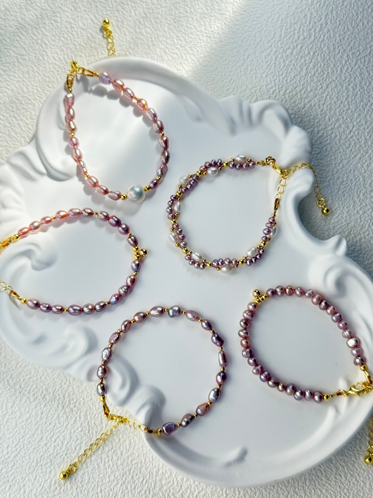 Lavender Dreams Freshwater Pearl Bracelet
