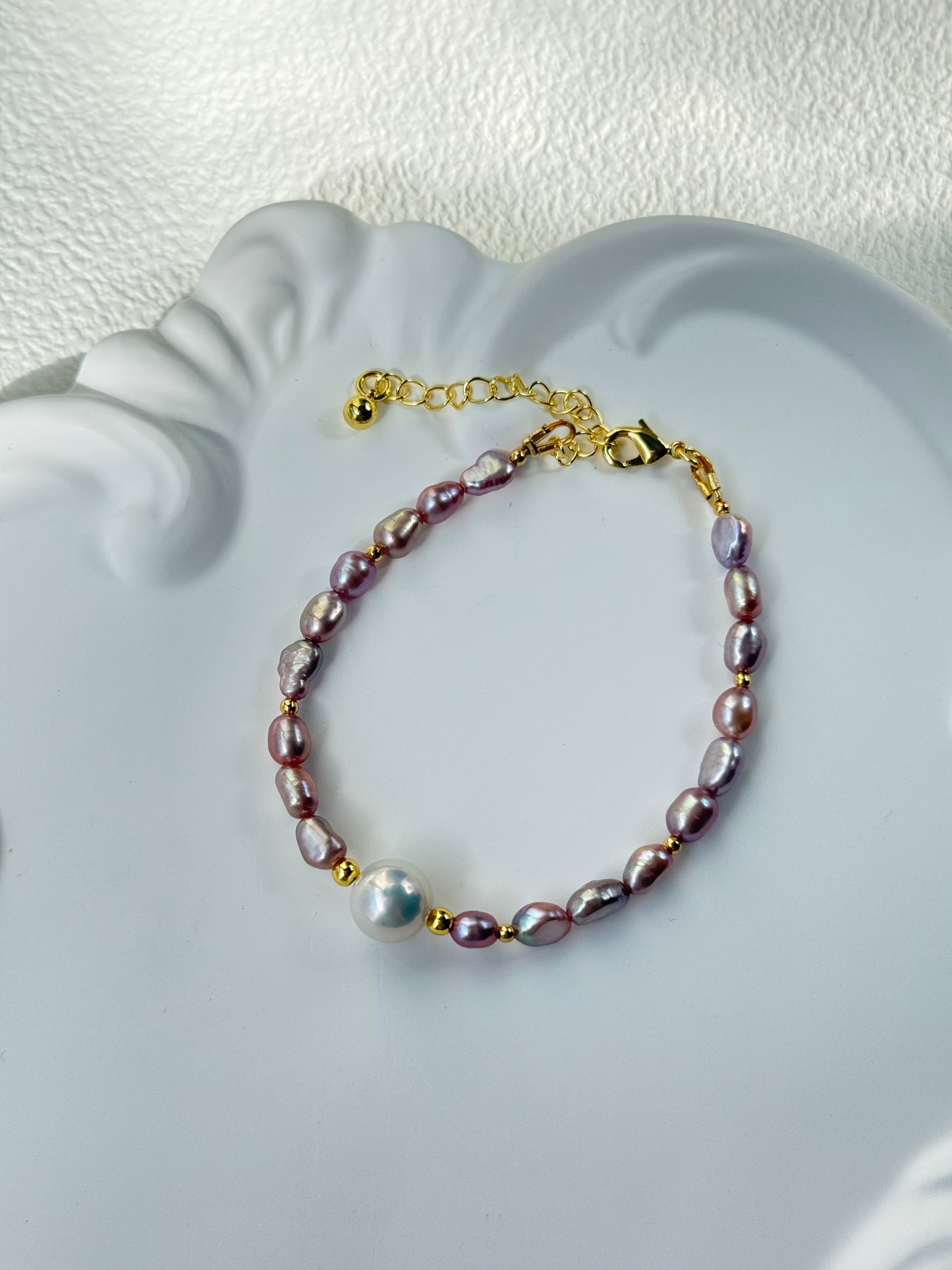 Lavender Dreams Freshwater Pearl Bracelet