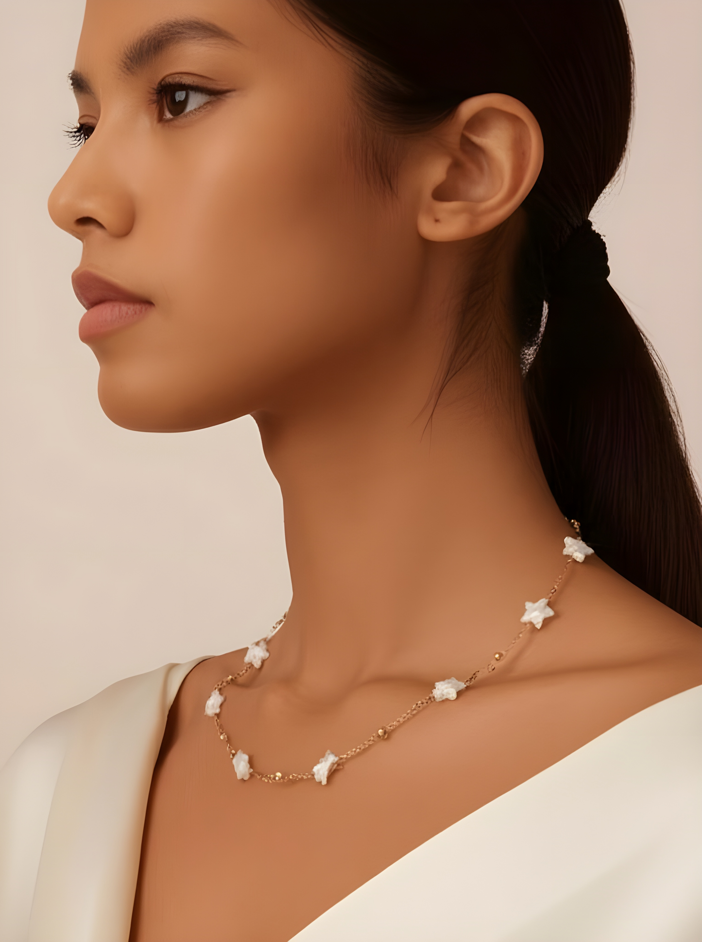 Celestial Star Freshwater Pearl Necklace
