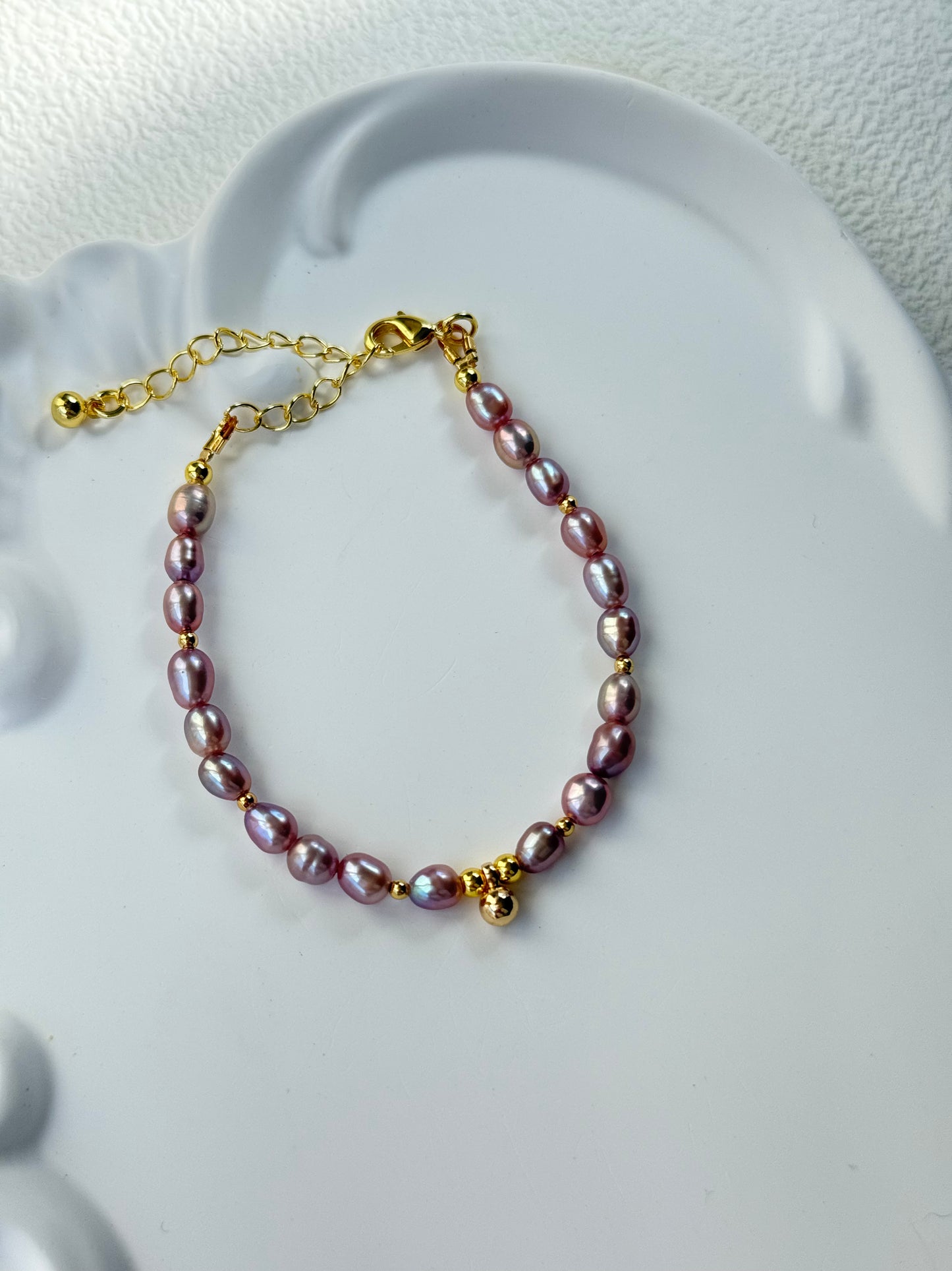 Lavender Dreams Freshwater Pearl Bracelet