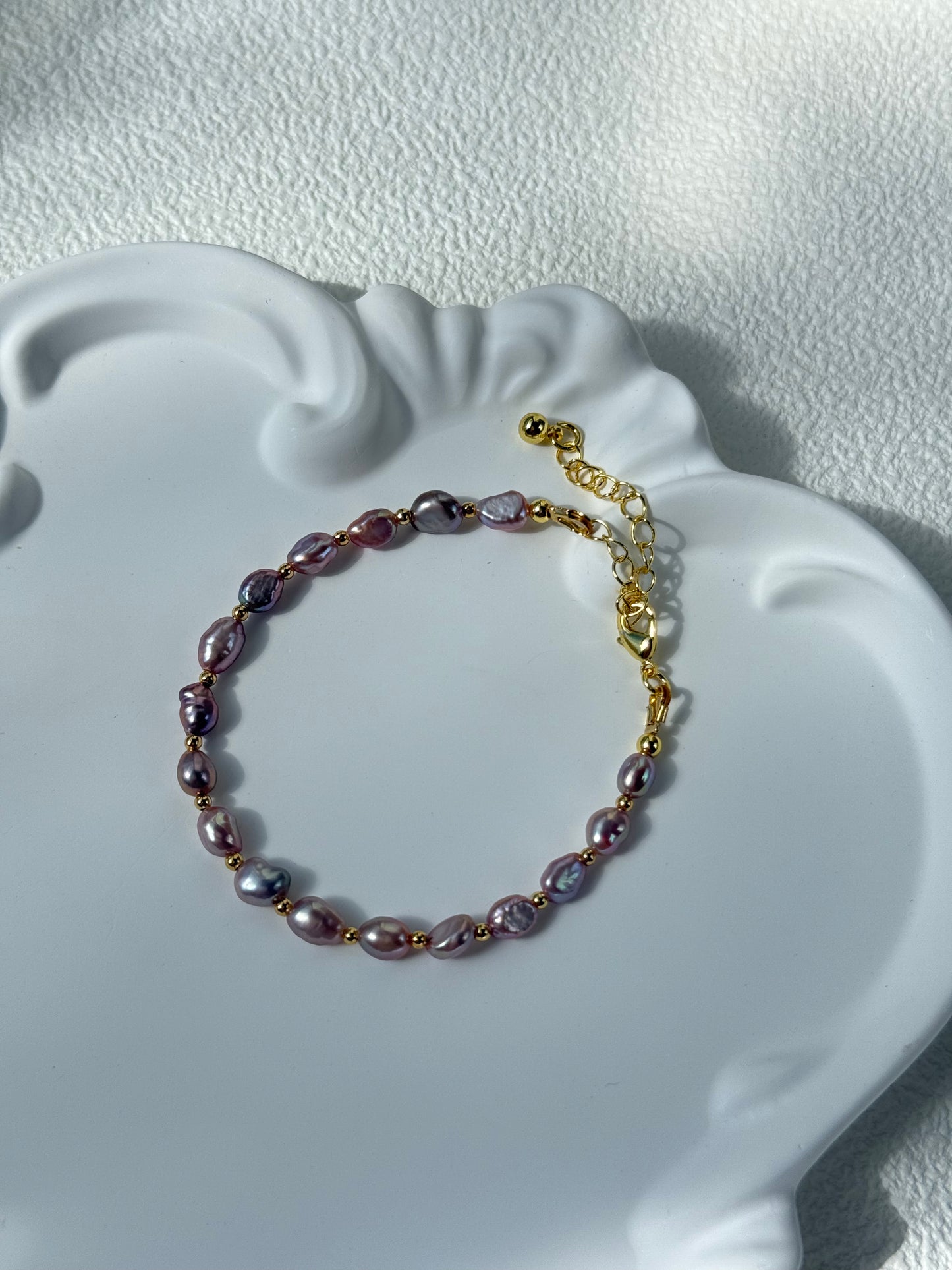 Lavender Dreams Freshwater Pearl Bracelet