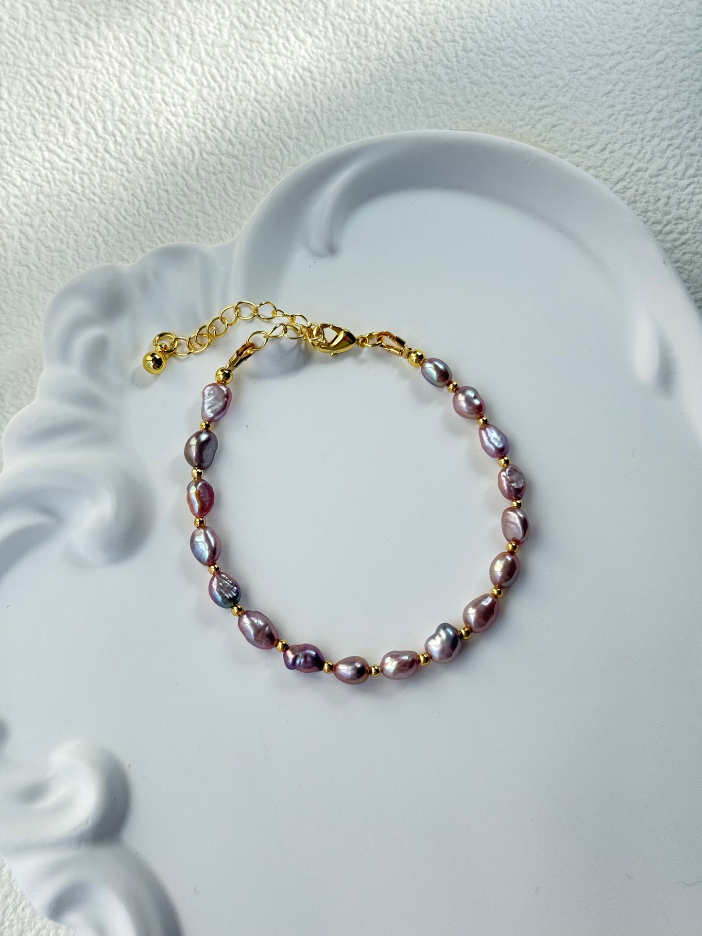 Lavender Dreams Freshwater Pearl Bracelet