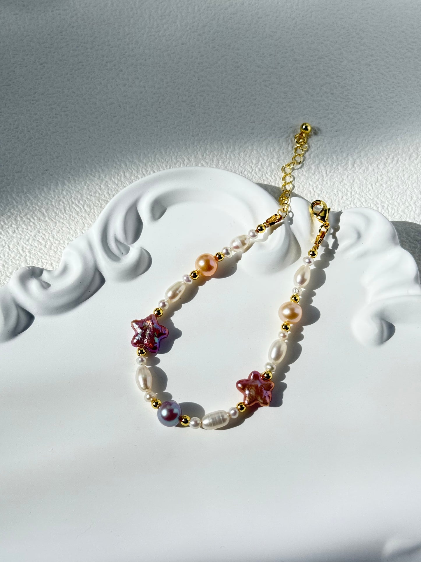Starry Mixed Pearl Bracelet