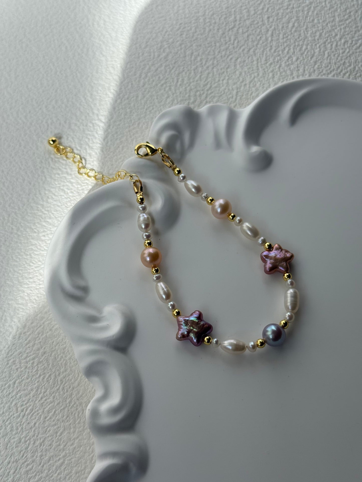 Starry Mixed Pearl Bracelet