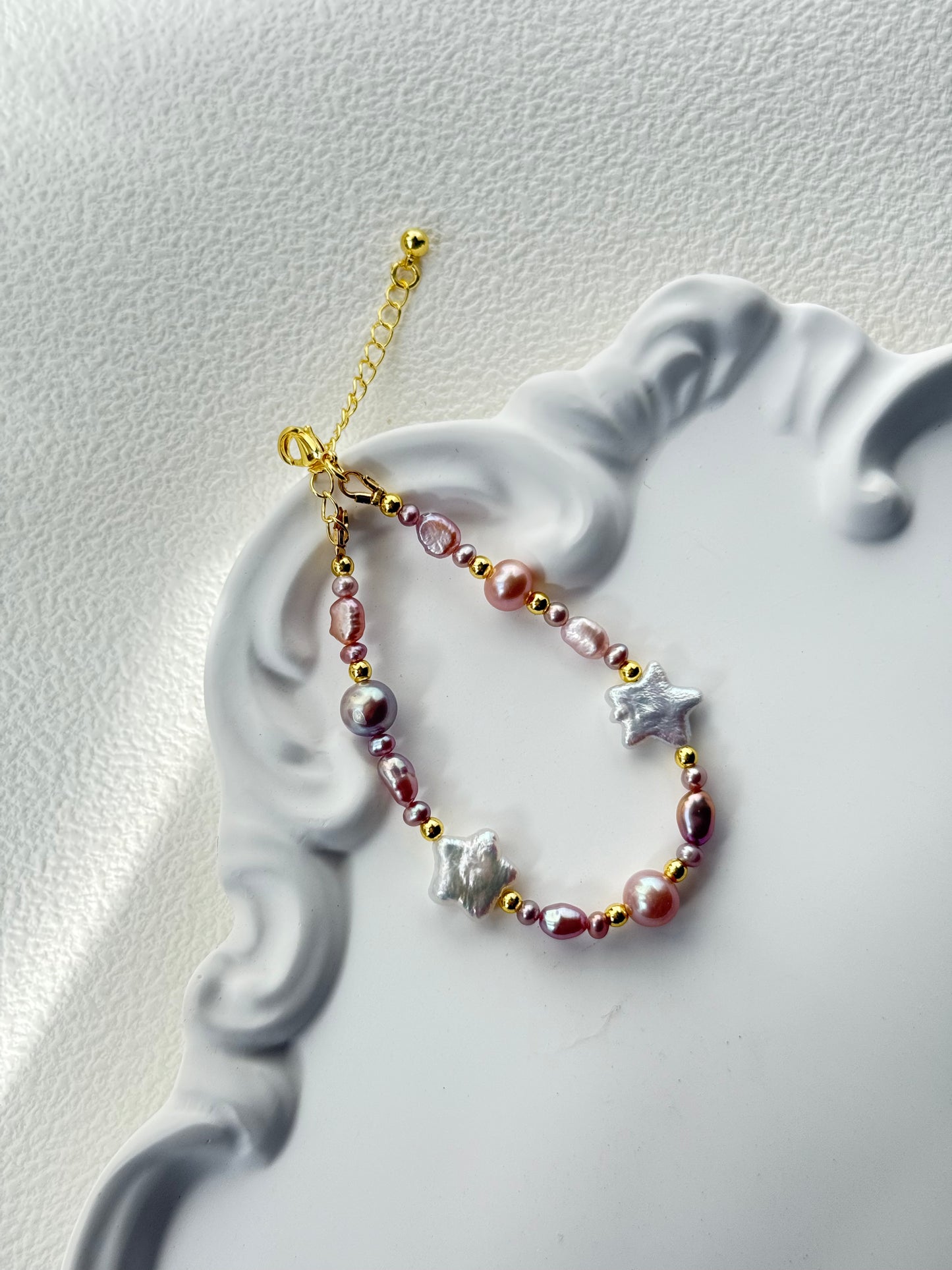 Starry Mixed Pearl Bracelet