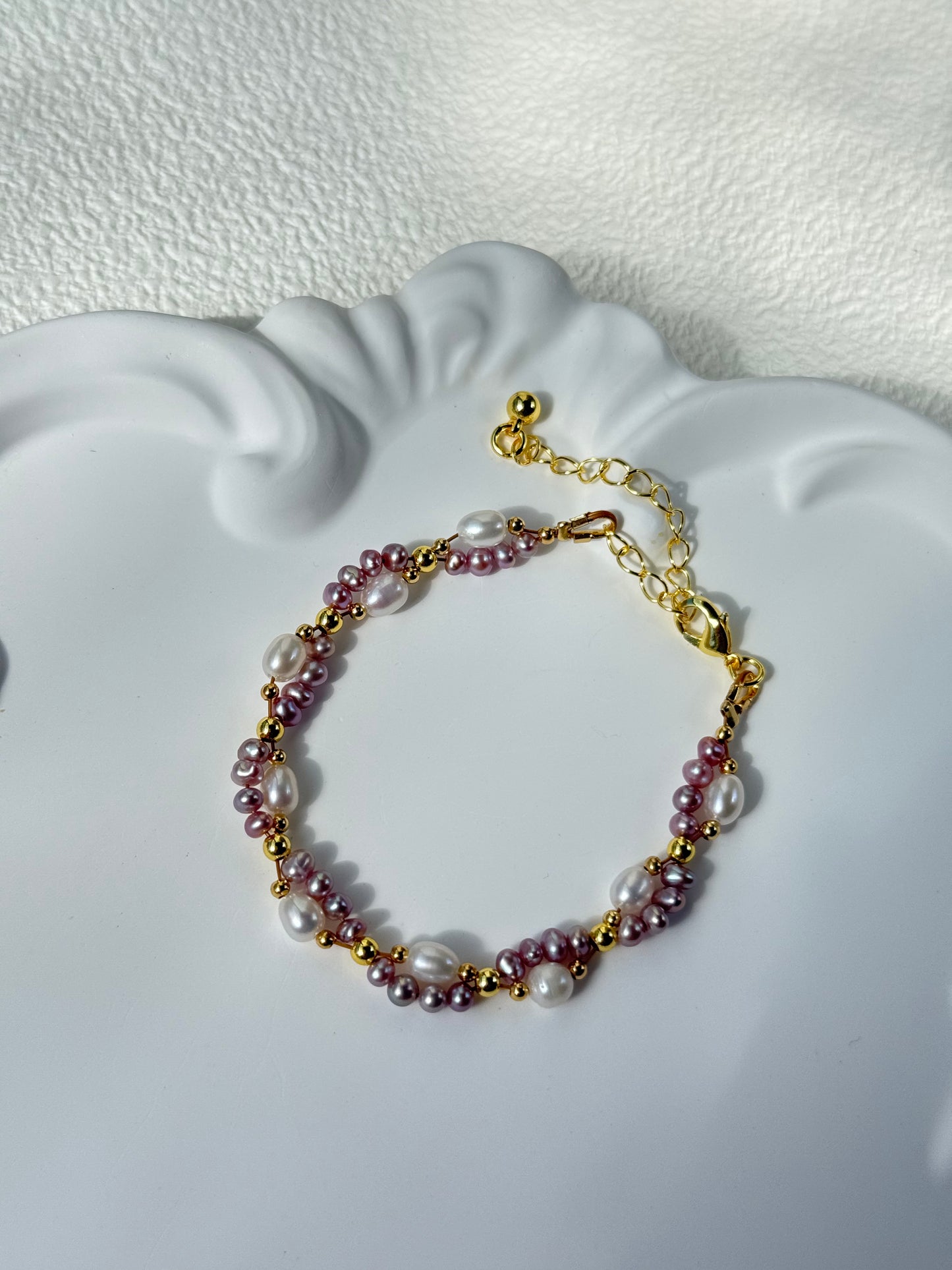 Lavender Dreams Freshwater Pearl Bracelet