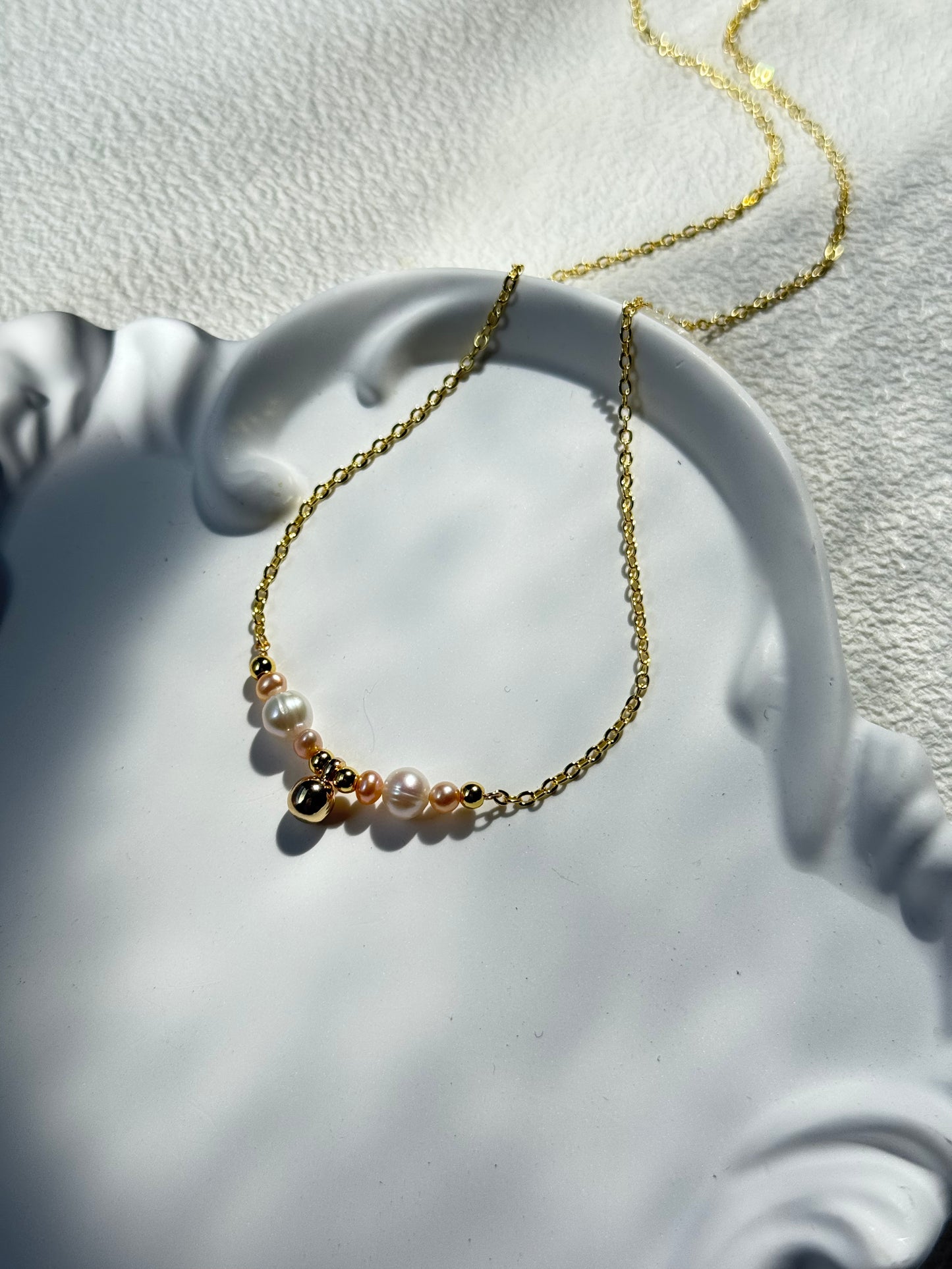 Gradient Freshwater Pearl Necklace