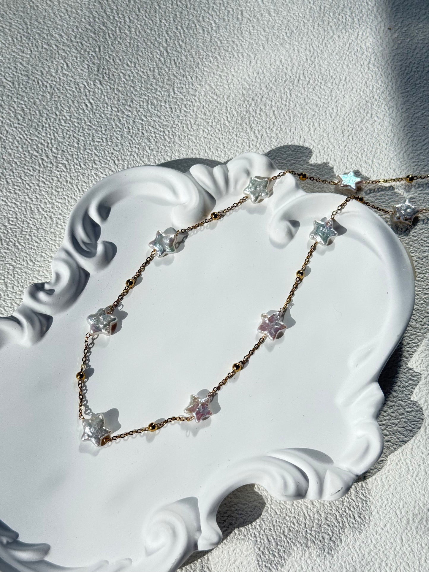 Celestial Star Freshwater Pearl Necklace