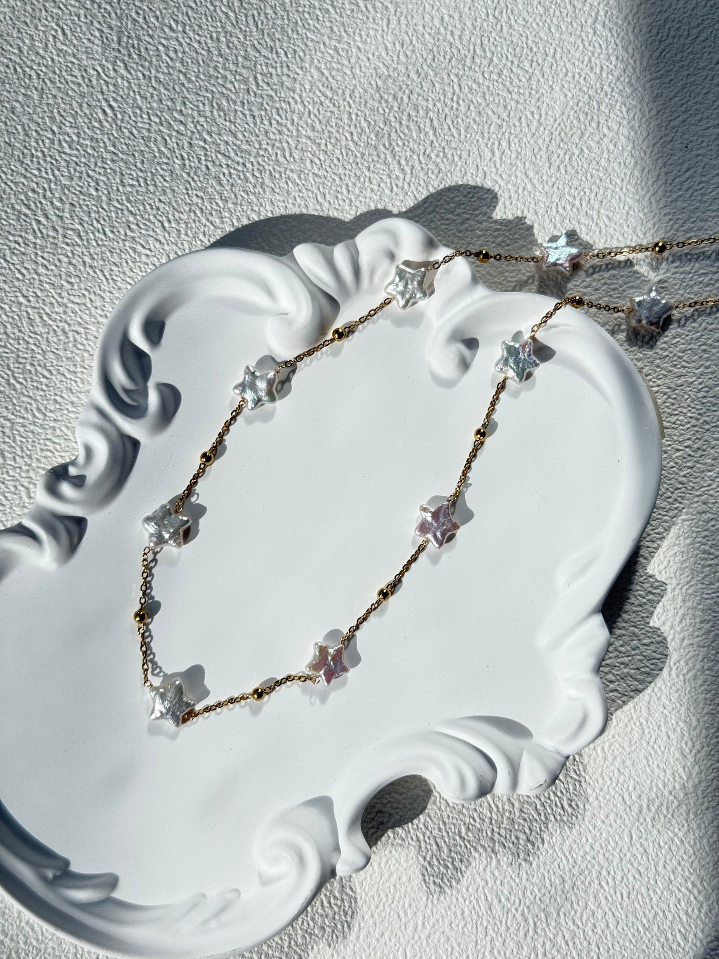 Celestial Star Freshwater Pearl Necklace