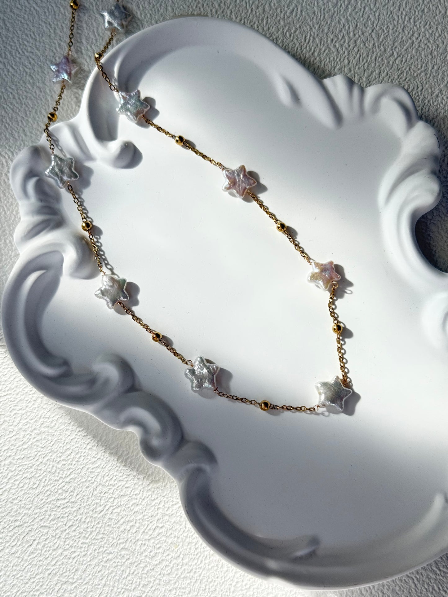 Celestial Star Freshwater Pearl Necklace