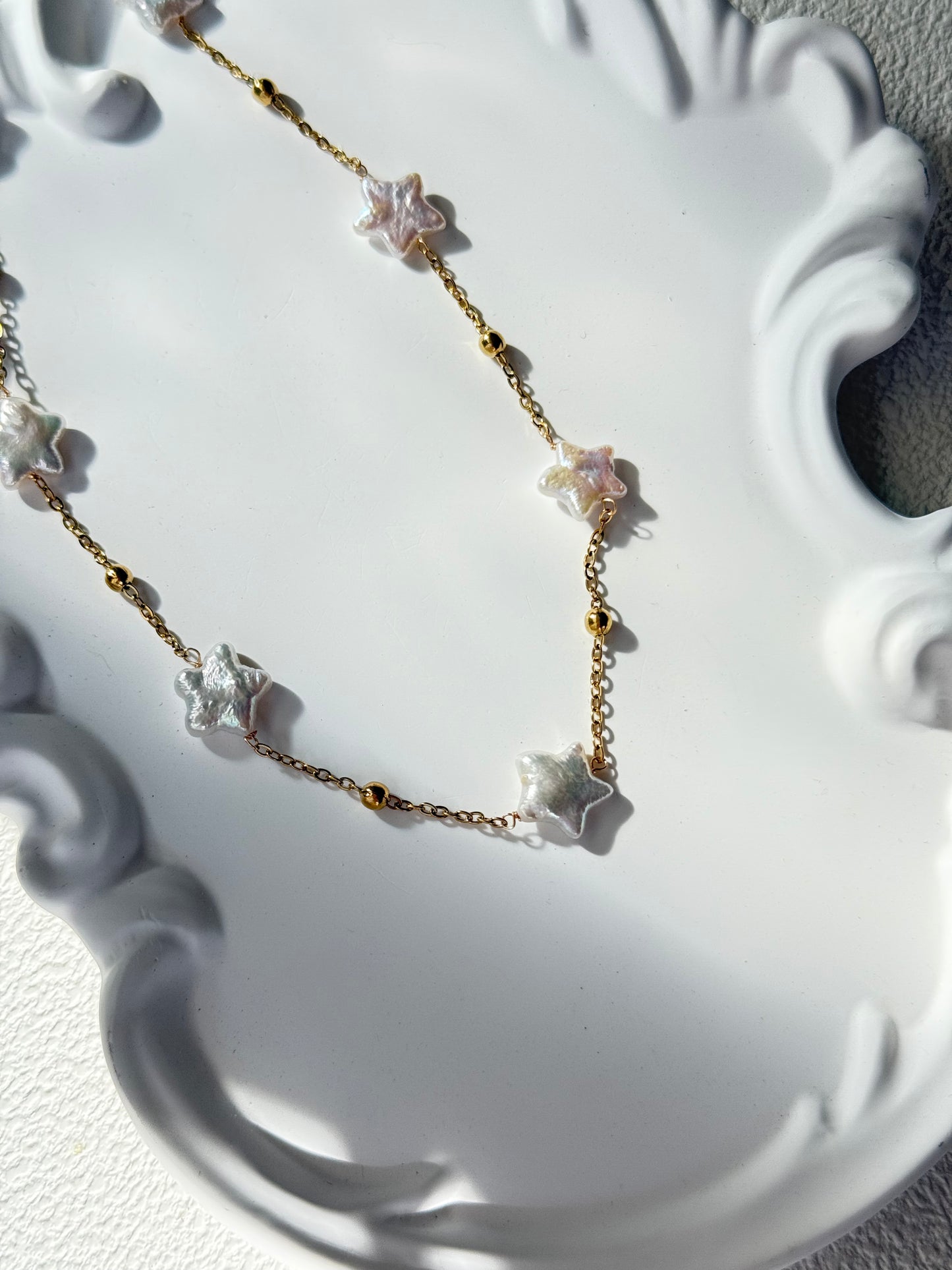 Celestial Star Freshwater Pearl Necklace