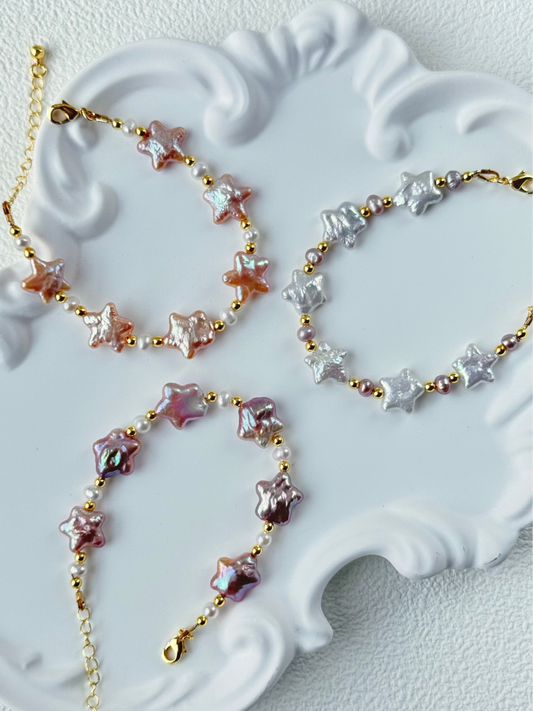 Starry Pearl Dreams Bracelet