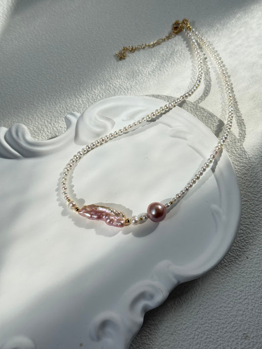 Rosé Glow Choker