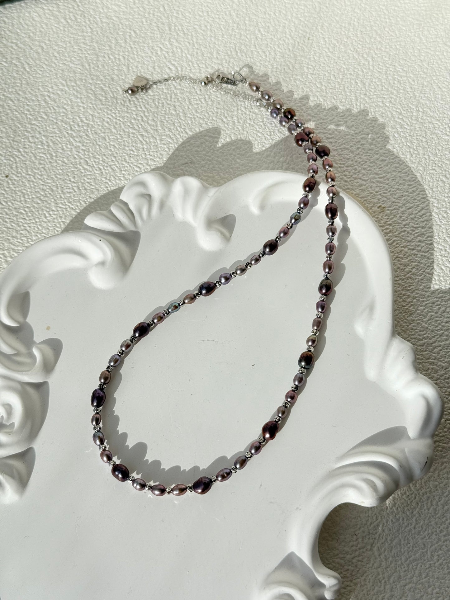 Midnight Pearl Necklace