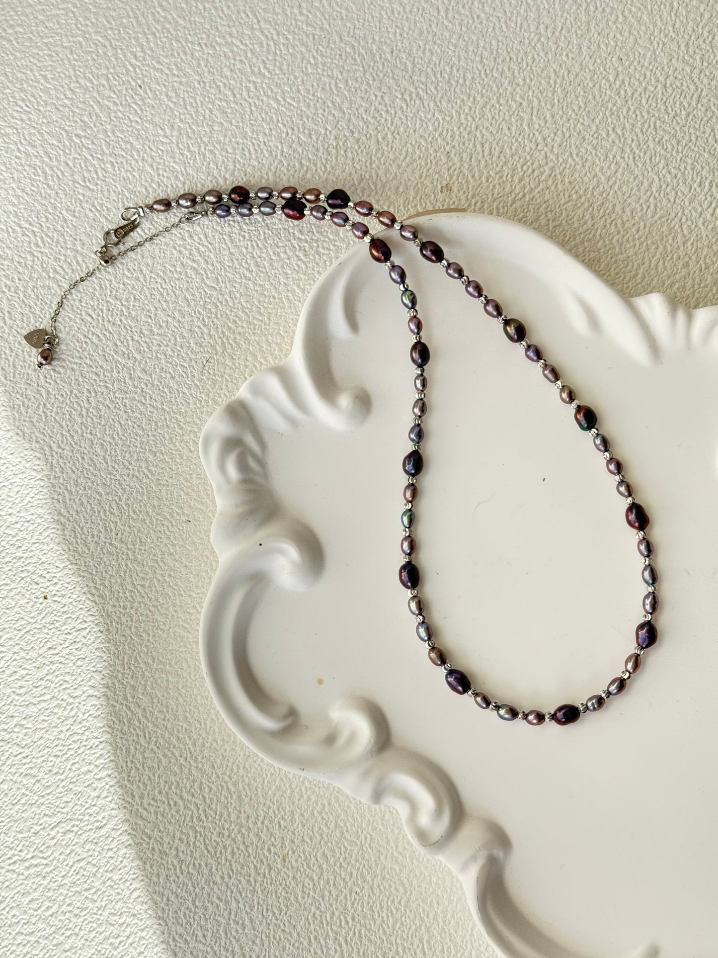 Midnight Pearl Necklace