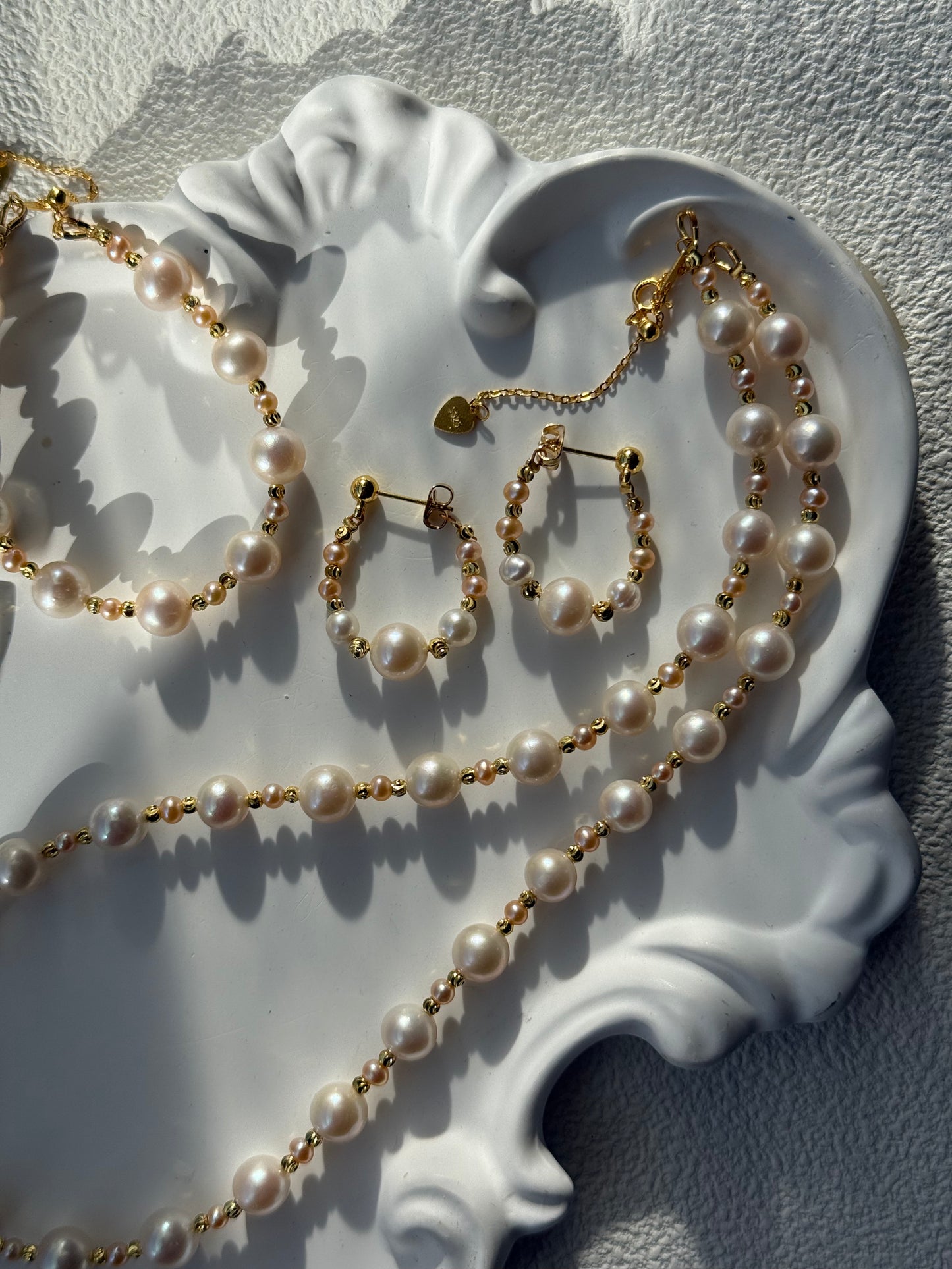 Golden Glow Pearl Set