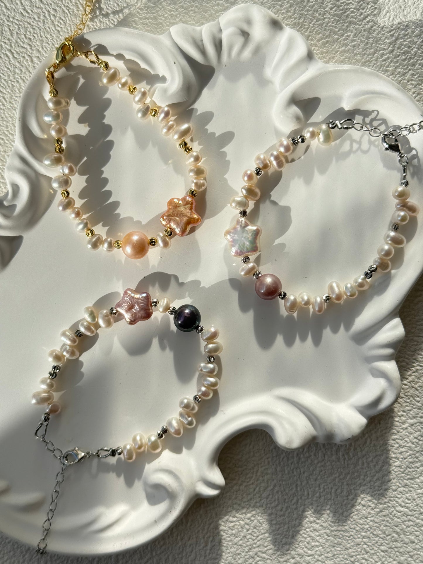 Starlight Pearl Bracelets