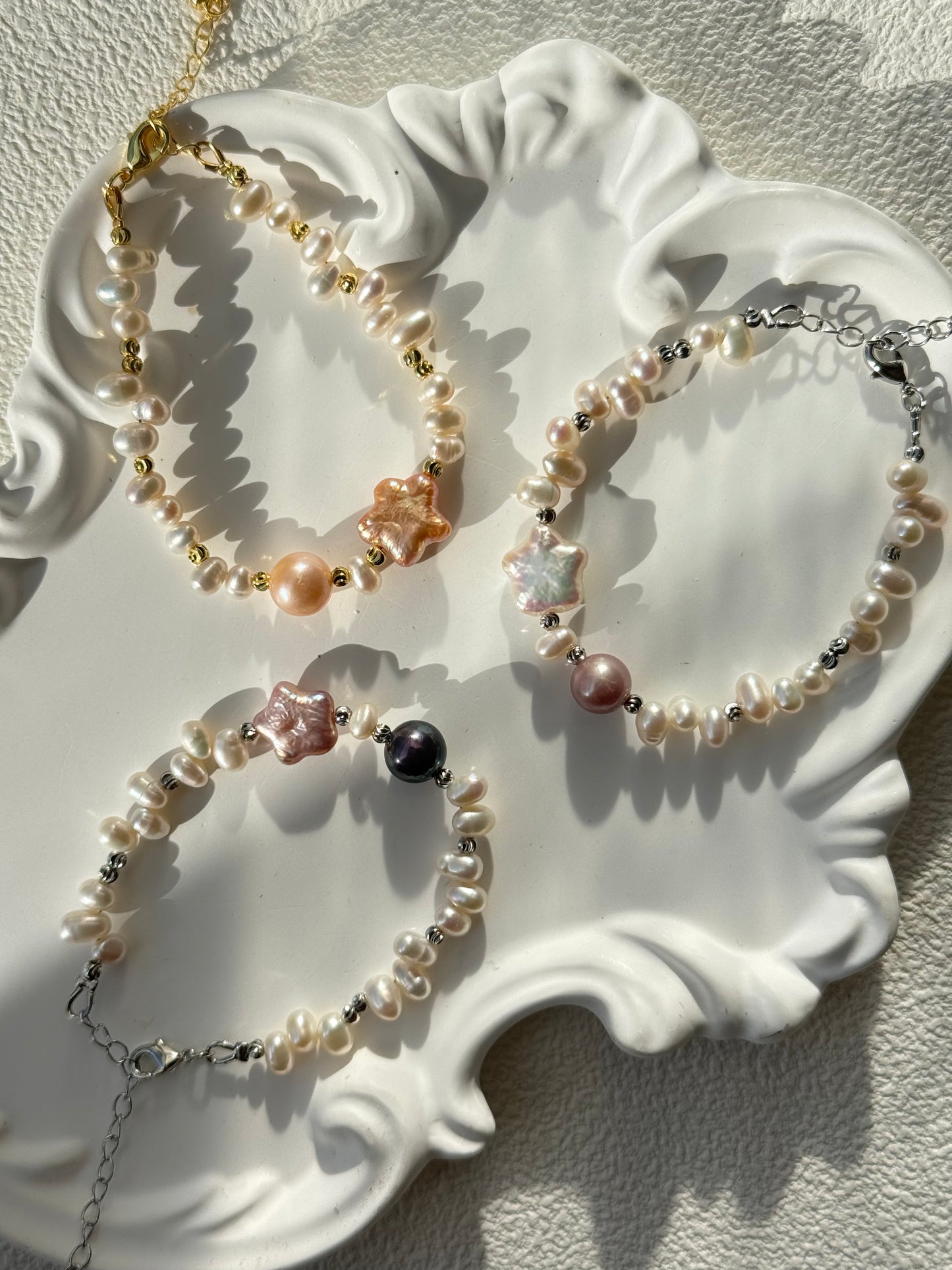 Starlight Pearl Bracelets