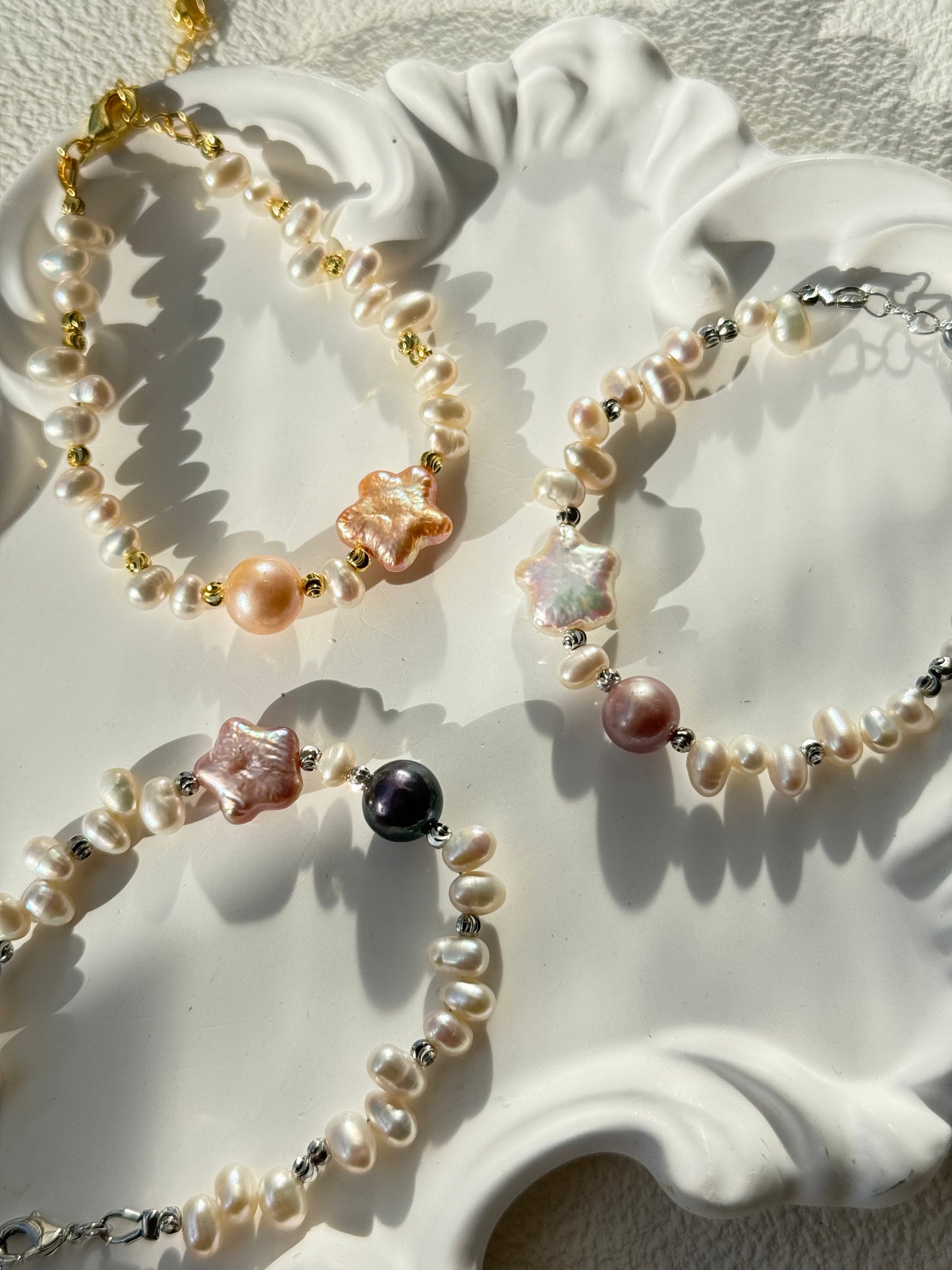 Starlight Pearl Bracelets