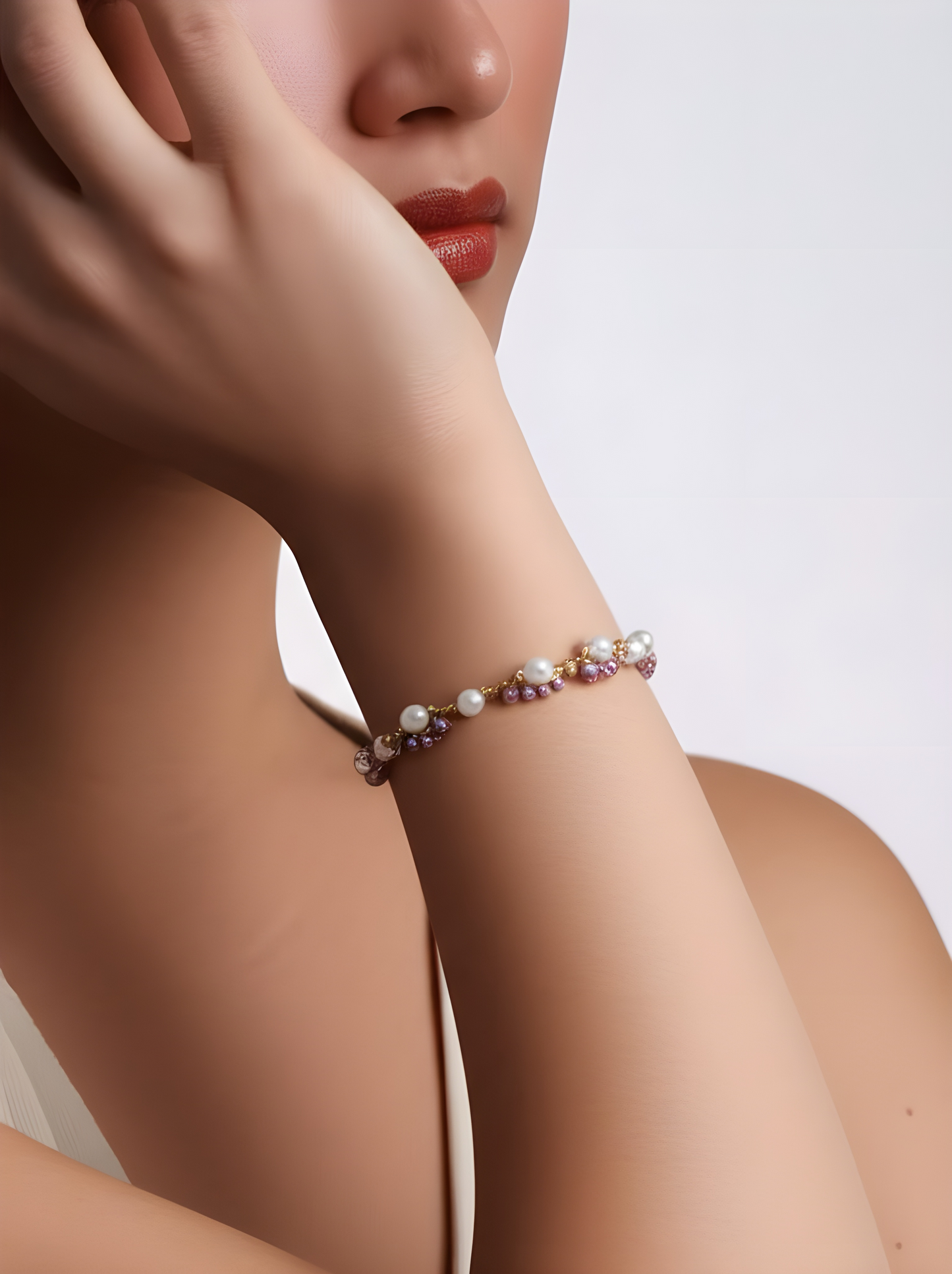 Lavender Dreams Freshwater Pearl Bracelet