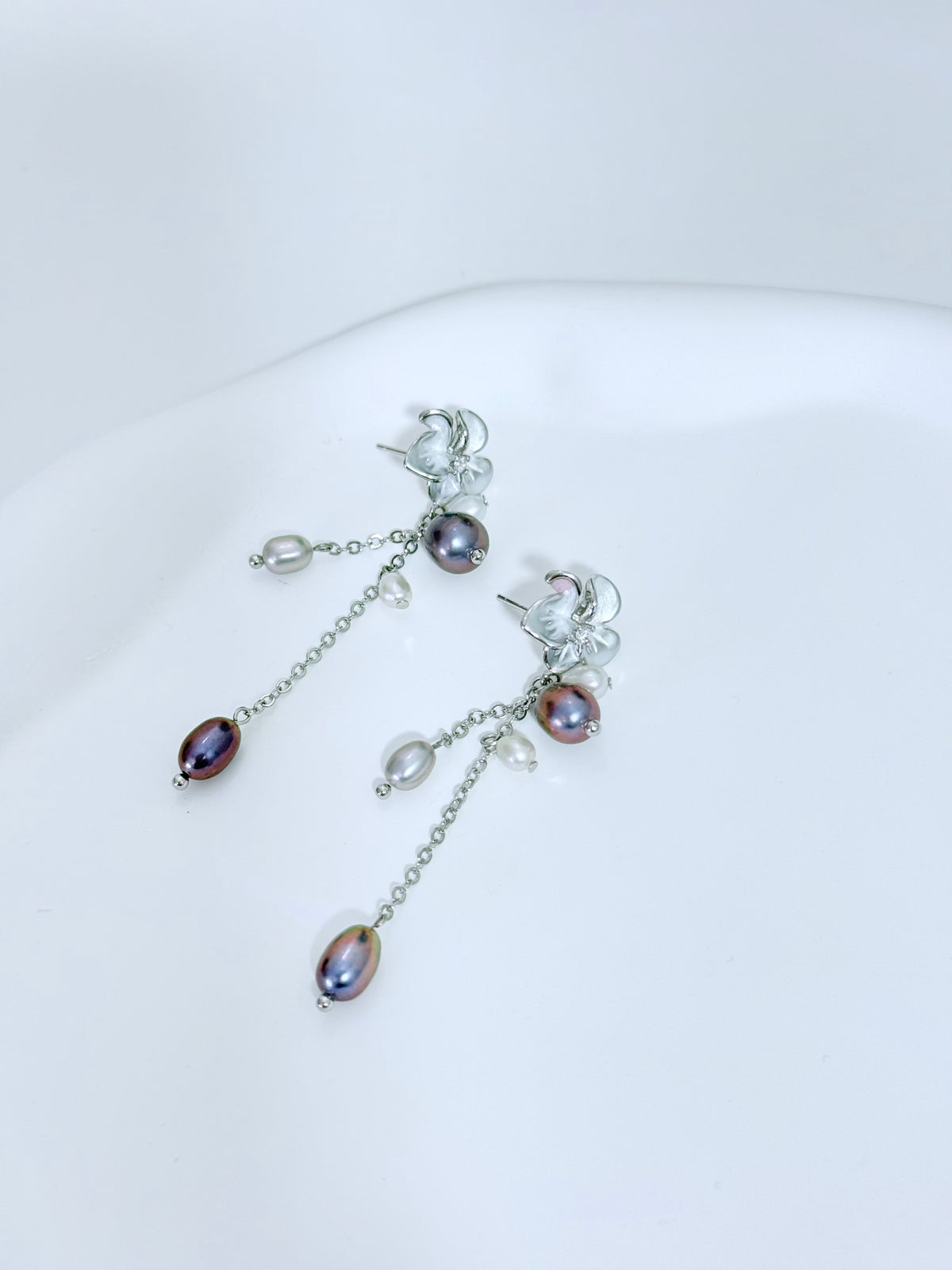 Elodie Pearl Drop Earrings