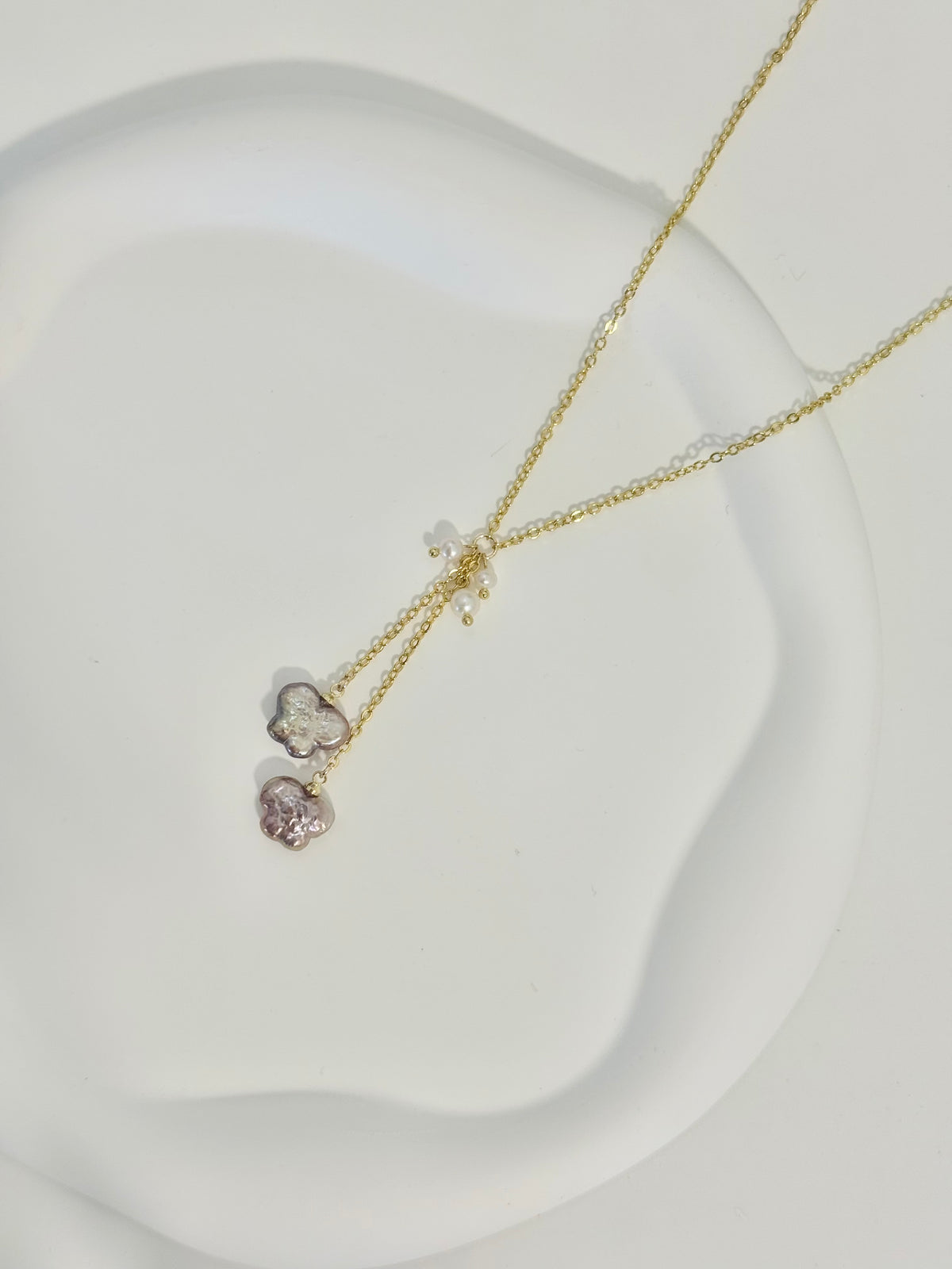 Twin Charm Necklace