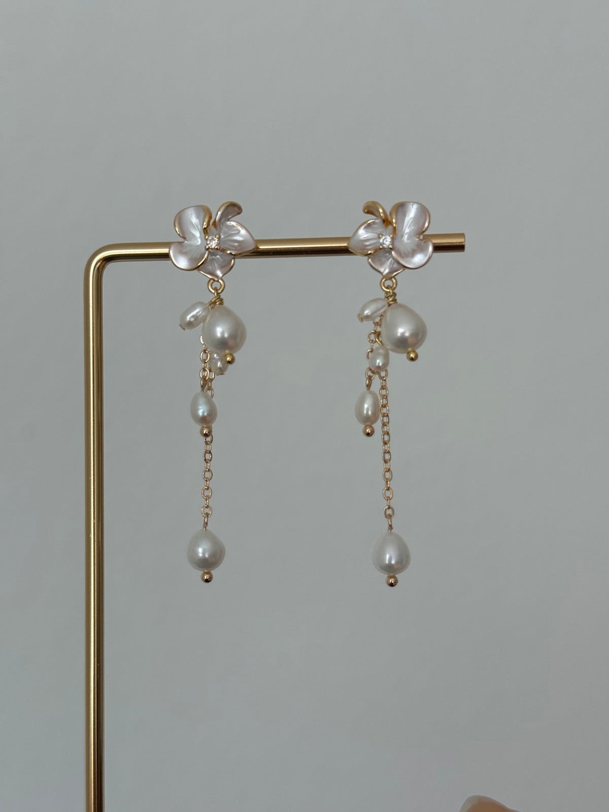 Elodie Pearl Drop Earrings