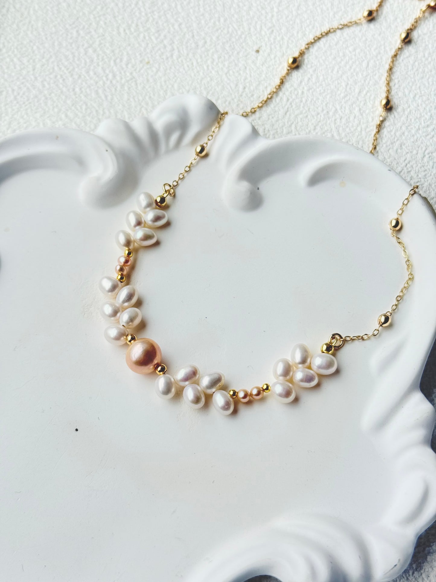 Heart of Pearls Necklace