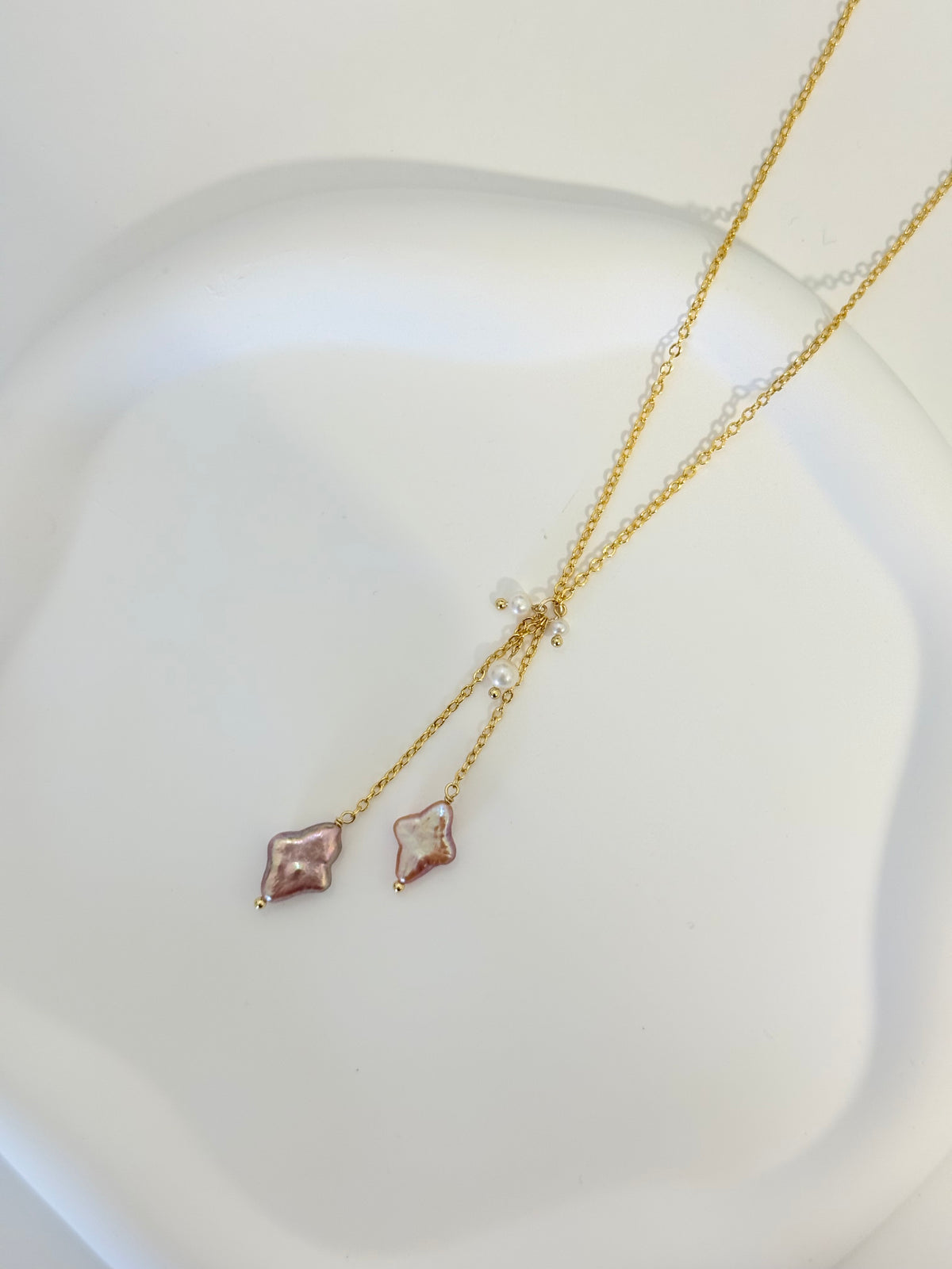 Twin Charm Necklace