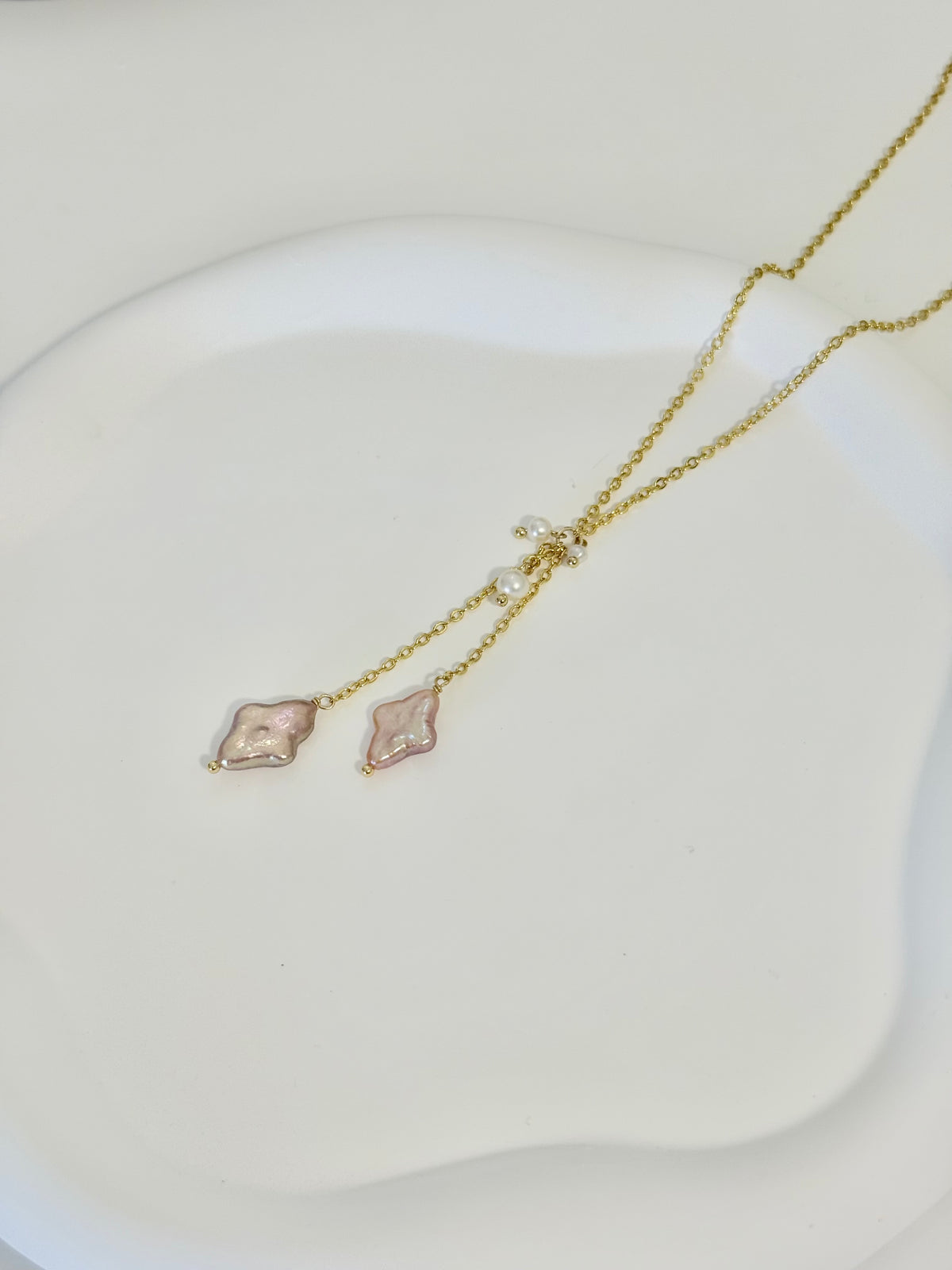 Twin Charm Necklace