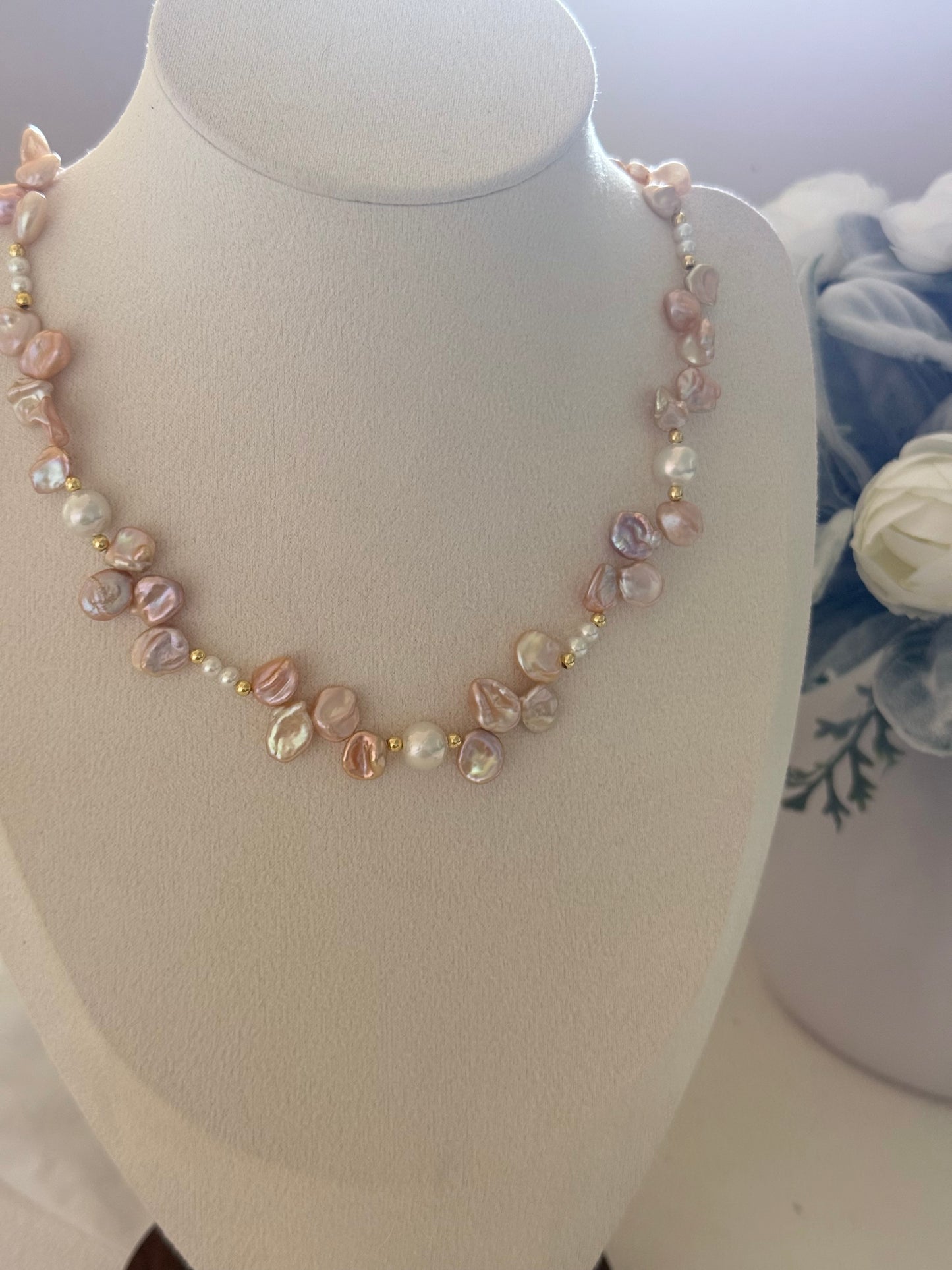 Blush Petal Pearl Set