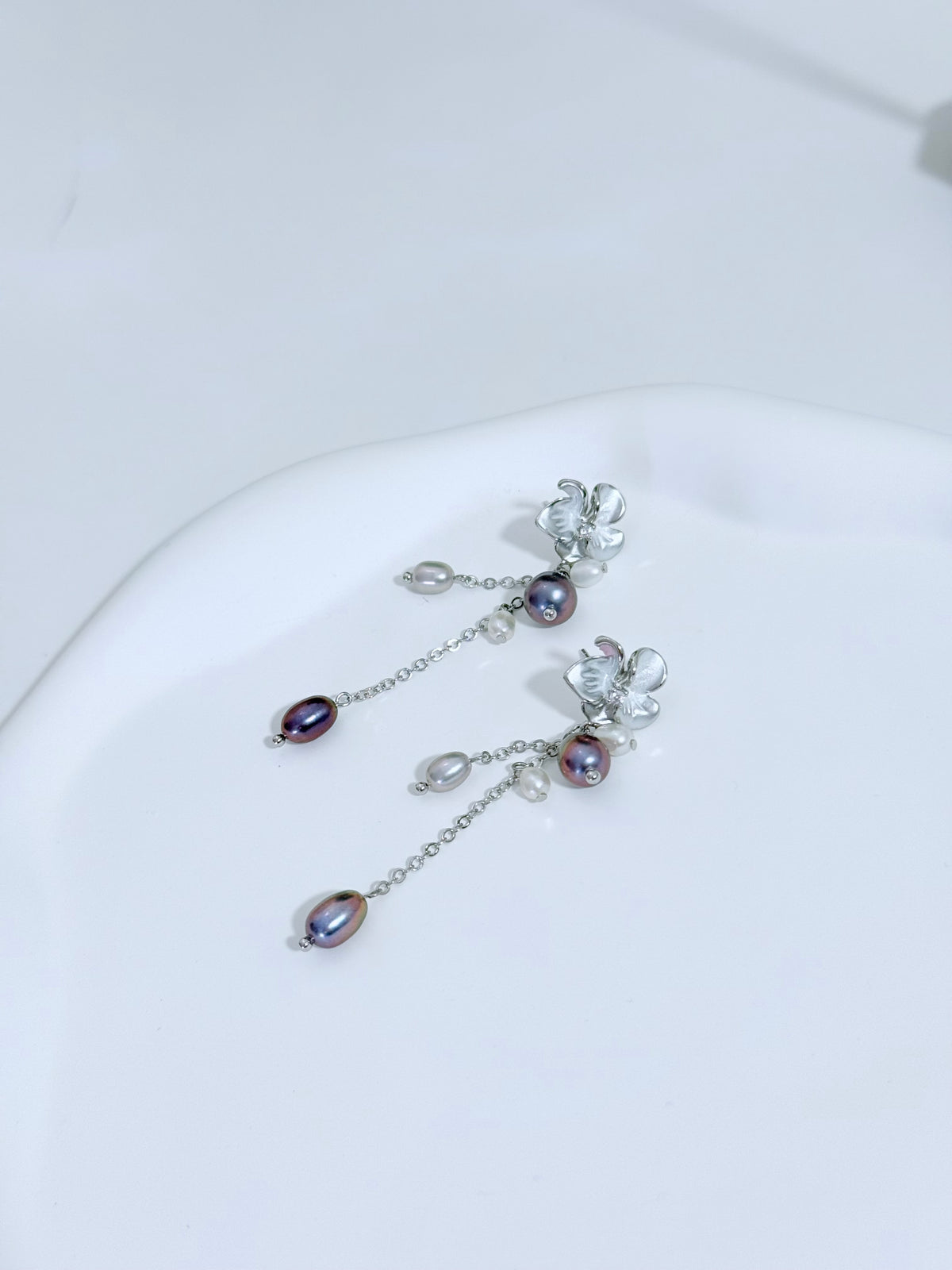 Elodie Pearl Drop Earrings