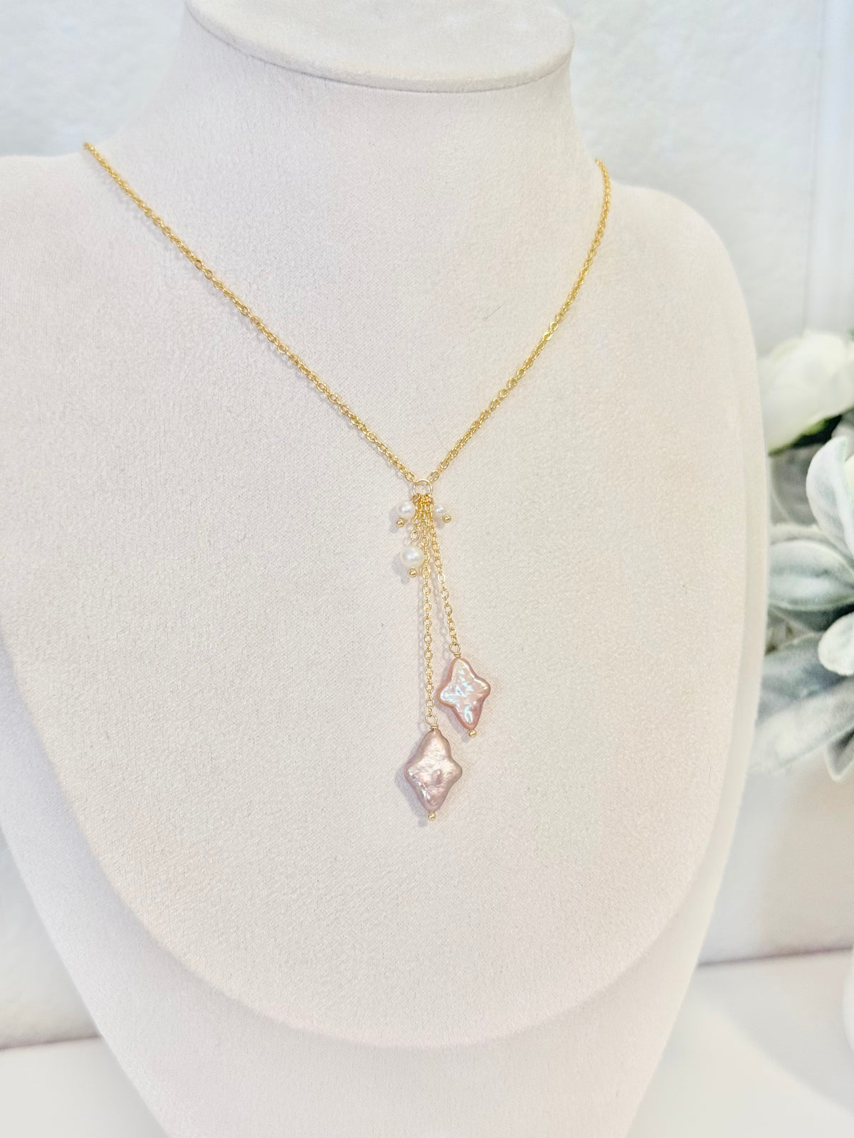 Twin Charm Necklace