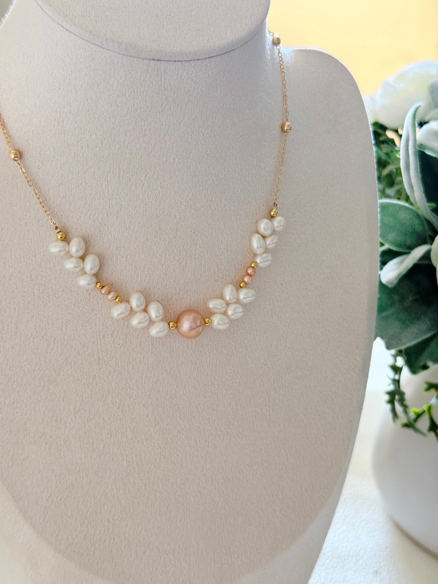 Heart of Pearls Necklace