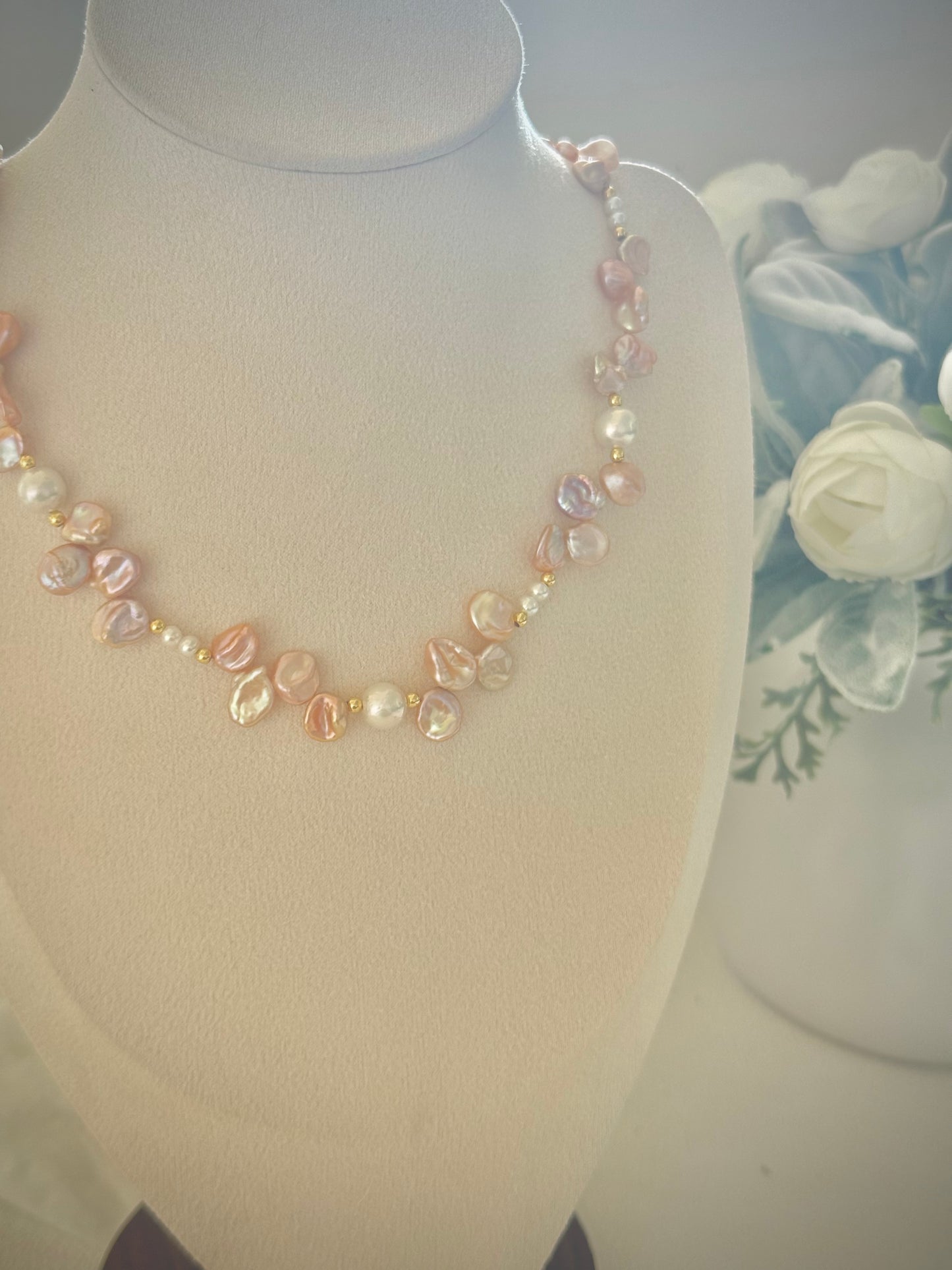 Blush Petal Pearl Set