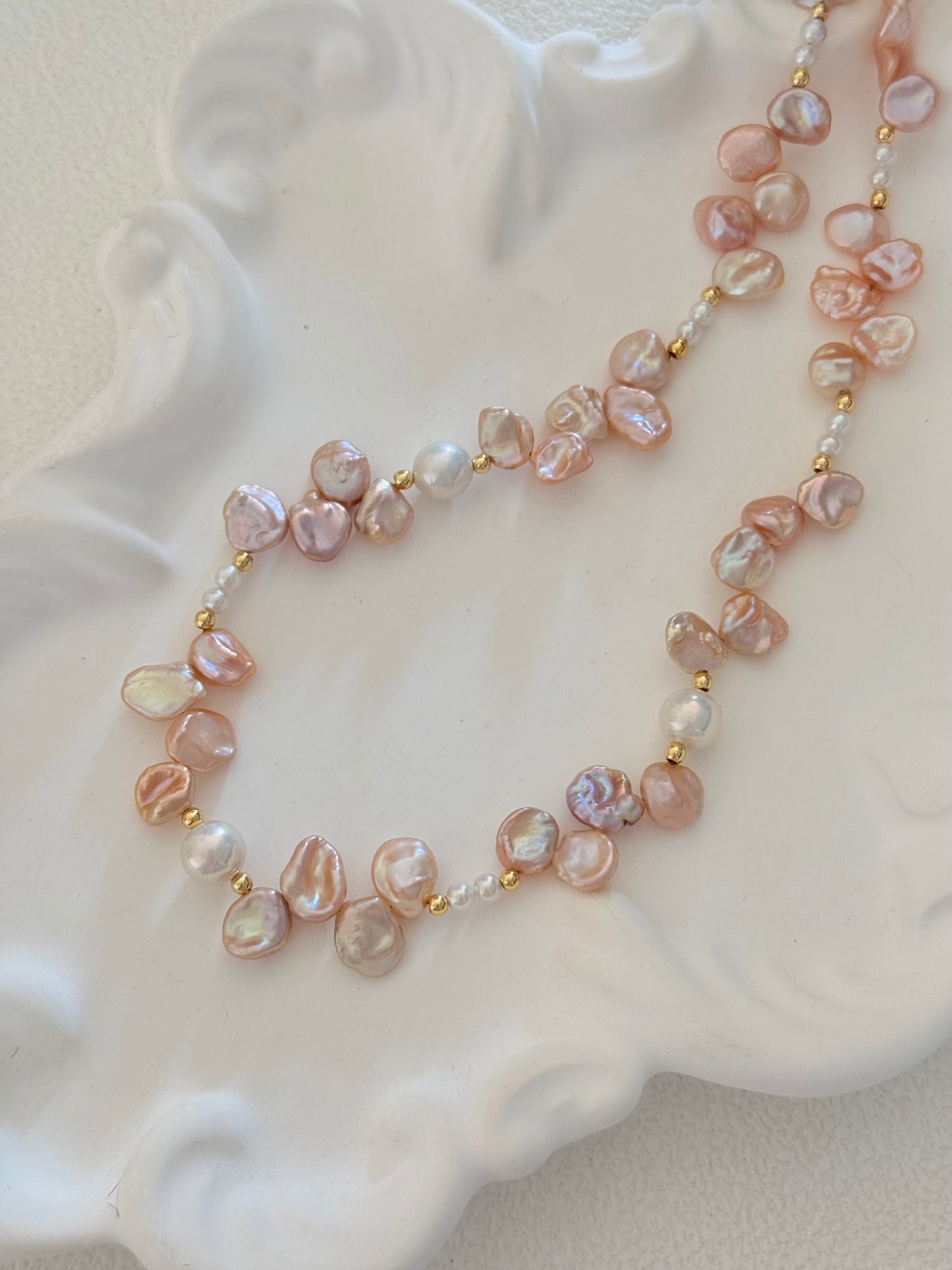 Blush Petal Pearl Set