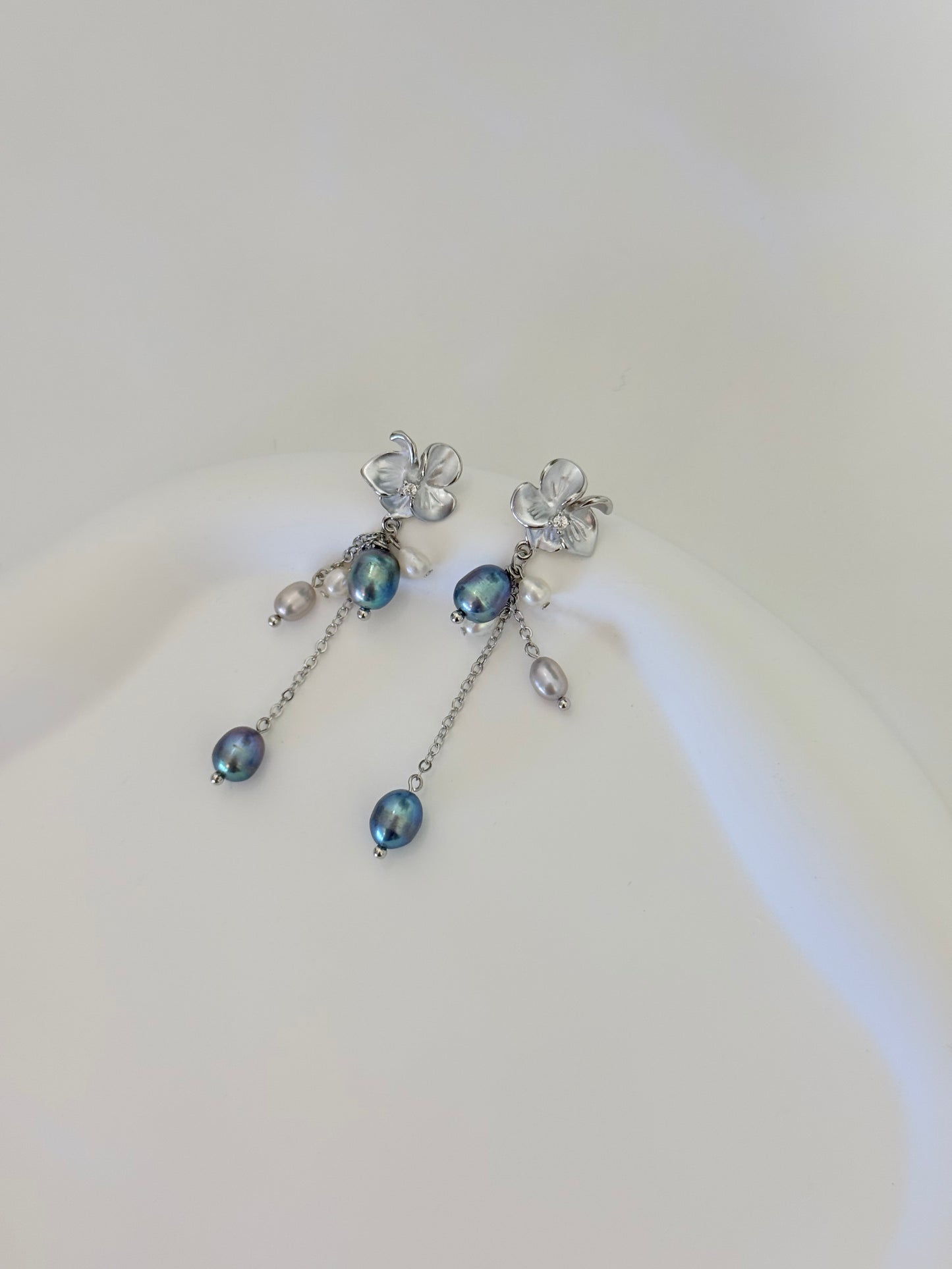 Elodie Pearl Drop Earrings