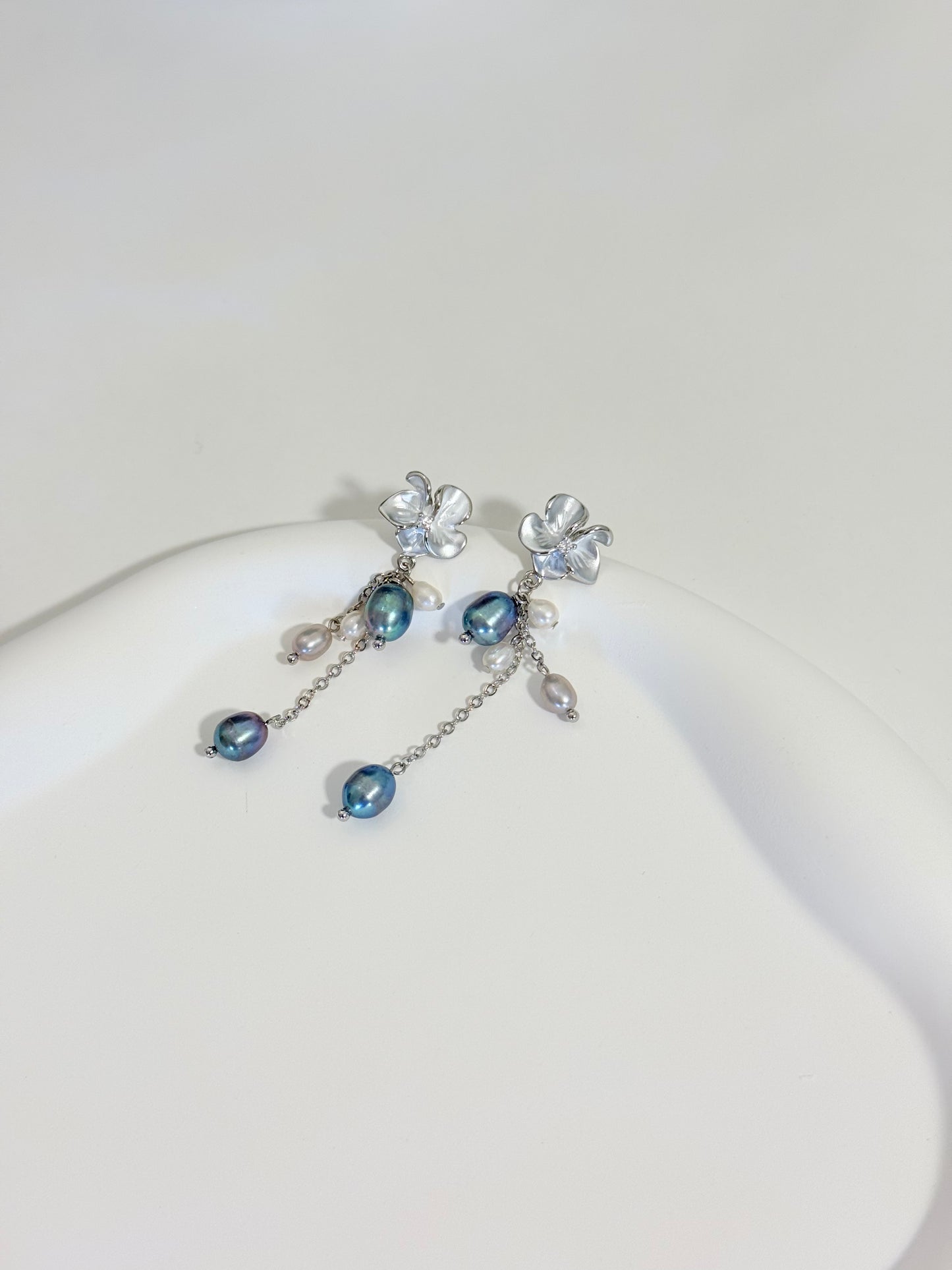 Elodie Pearl Drop Earrings