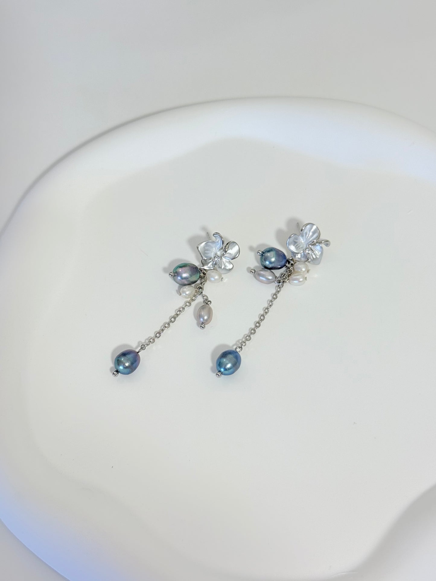 Elodie Pearl Drop Earrings