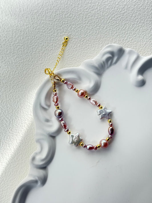 Starry Mixed Pearl Bracelet